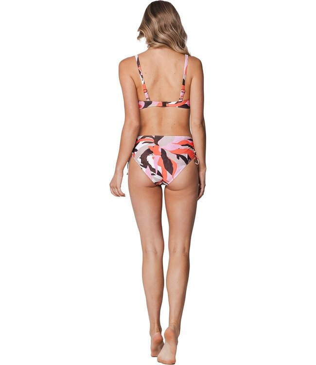 underwired bikini set with adjustable straps paradise pink
