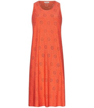 Pastunette Beach oranje mouwloze dames strandjurk summer flower