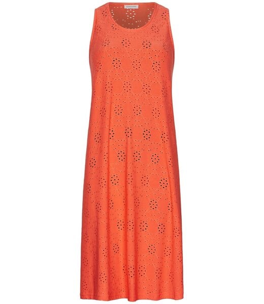 Pastunette Beach oranje mouwloze dames strandjurk summer flower