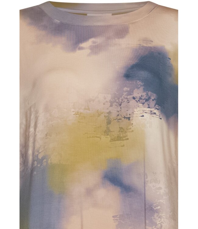 ladies short sleeve modal-elastane home-lounge nightdress fashion art