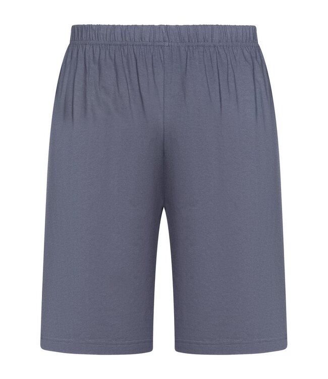 men's trendy grey cotton shorty set with round neck sport it up