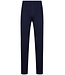 blue men's full button long sleeve cotton pyjama set groovy geometeric