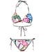 Rebelle Beach soft cup triangle halterneck bikini tropical flower
