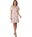 luxury cotton-modal short sleeve nightdress spring garden