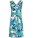 Pastunette Beach blue sleeveless v neck beachdress aqua bloom