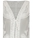witte transparante cover-up met korte mouwen beautiful lace