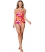 Tankini met soft cups, V-hals en verstelbare bandjes Coral Beach
