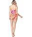 Tankini met soft cups, V-hals en verstelbare bandjes Coral Beach