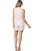 mouwloze dames shorty set met watervalkraag Soft Comfort
