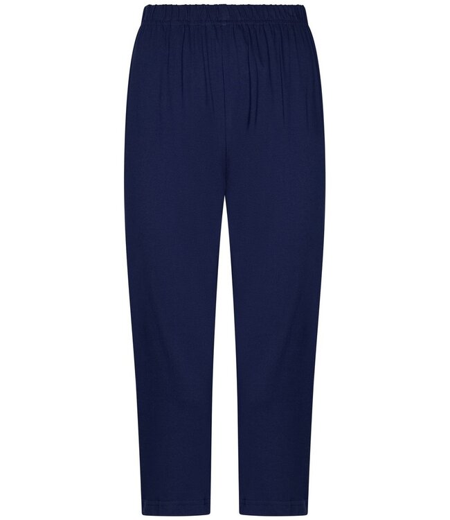 gestreepte biologisch katoenen pyjama met knopen Stripey Marine