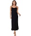 extra long black summery spaghetti beach dress paradise beach