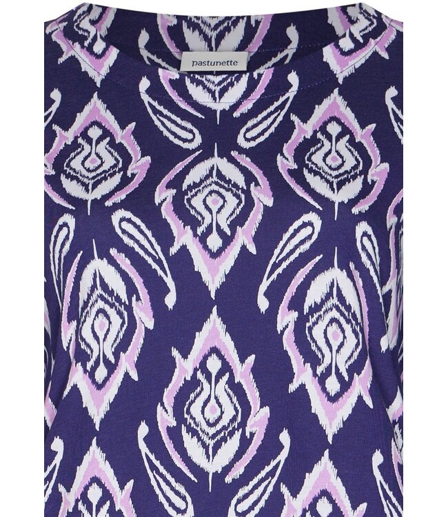 katoen-modal dames nachthemd 3/4 mouw Floral Jewel