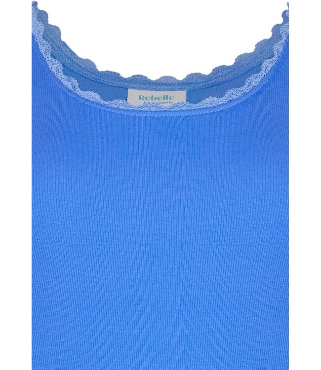 ladies organic cotton sleeveless ribbeds shorty set tropical flower