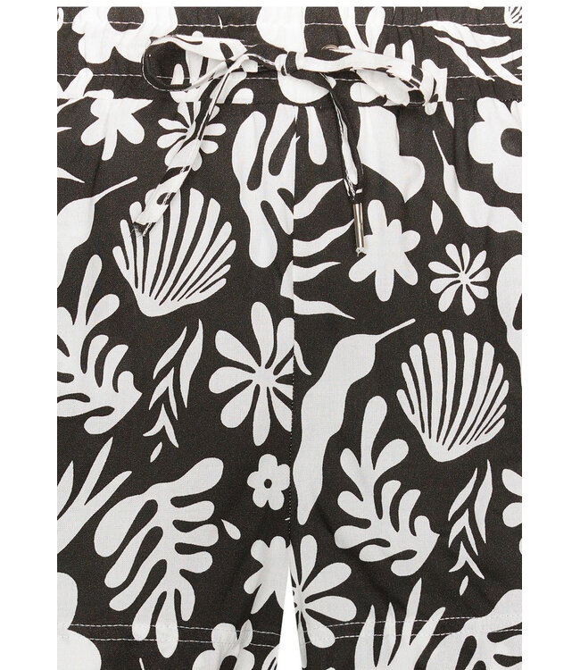 trendy sleeveless viscose mix shorty set fabulous beach flower