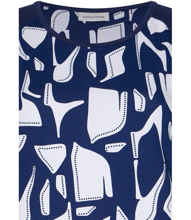 biologisch katoenen mouwloos dames nachthemd Graphic Art