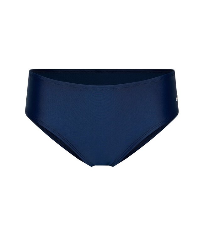 Donkerblauwe prothese tankini met soft cups en koordjes Leafy Ocean