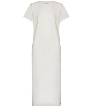Rebelle Beach white extra long t-shirt style bamboo-cotton terry mix beach dress