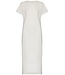 Rebelle Beach white extra long t-shirt style bamboo-cotton terry mix beach dress