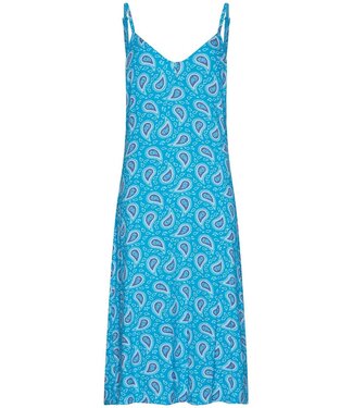 Pastunette bamboo-mix spaghetti dress with adjustable straps paisly perfect