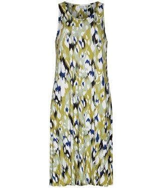 Pastunette Beach green sleeveless viscose beachdress sea bloom