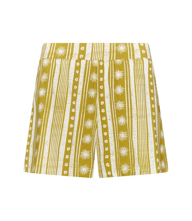 jade green sleeveless organic cotton shorty set dotty sunflower