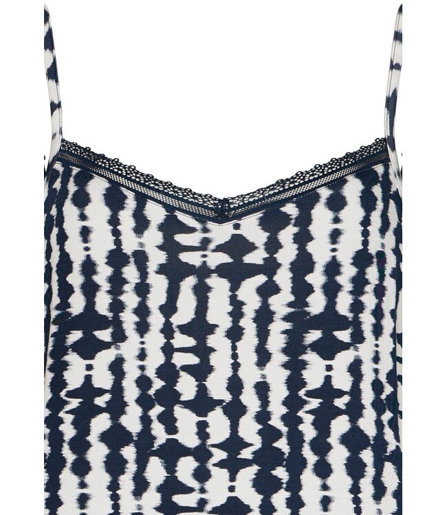 ladies blue luxury spaghetti viscose nightdress arty fashion