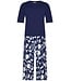 Pastunette ladies short sleeve organic cotton pyjama set graphic art