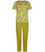 Pastunette Premium katoen-modal dames pyjama met korte mouwen Pretty Green Flower