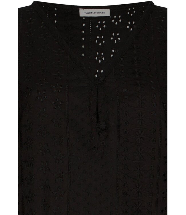 black embroidered cotton beach dress with buttons beautiful beach