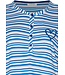 stripey short sleeve organic cotton nightdress with buttons true blue