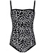 zwarte bandeau tankini met soft cups pebble beach