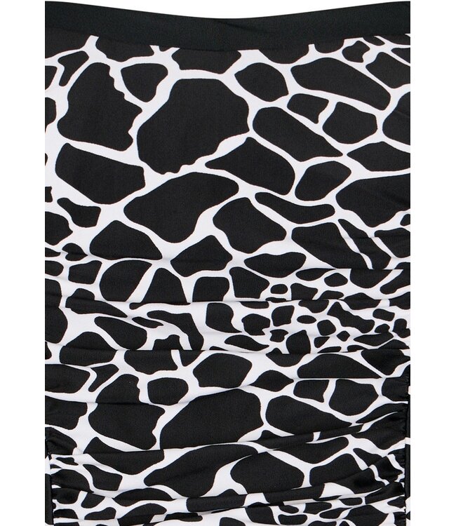 black bandeau soft cup multi way tankini pebble beach