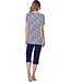 bamboe-elastaan dames pyjama korte mouw Bamboo Waves