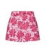 framboos roze dames mouwloze shortama met taillekoord palm waves