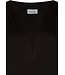 zwarte v-hals strandtuniek met detail pure chic