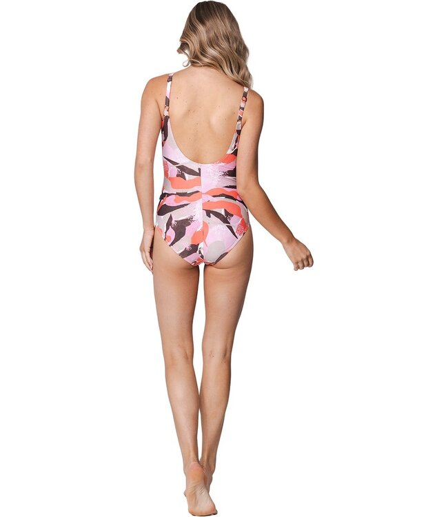 soft cup badpak met powernet paradise pink