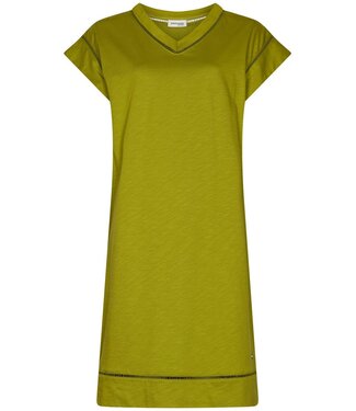 Pastunette Premium biologisch katoen dames nachthemd korte mouwen en V-hals Pretty Green