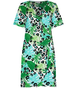 Pastunette Beach Strandjurk met V-hals en korte mouwen Paradise Island