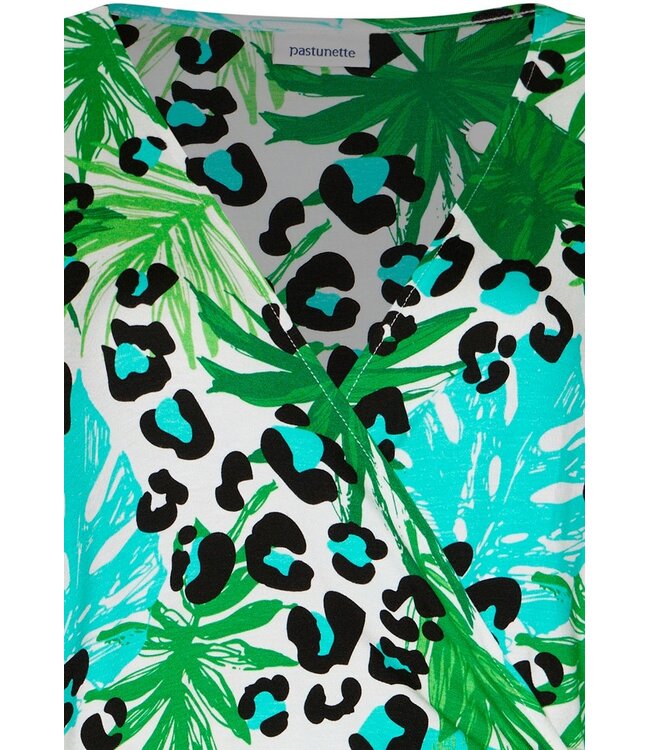 Strandjurk met V-hals en korte mouwen Paradise Island