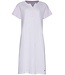 Pastunette stripey short sleeve cotton nightdress with buttons stripey lilac