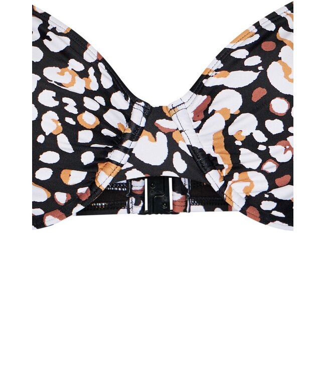 underwired bikini set with adjustable straps sandy beach