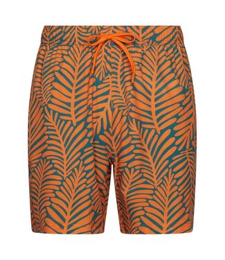 Pastunette for Men Beach oranje heren zwembroek met strikkoord Groovy Palm