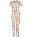 Pastunette Premium luxe katoen-modal dames pyjama met korte mouwen Spring Garden