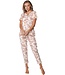 luxury cotton-modal short sleeve pyjama set spring garden