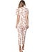 luxe katoen-modal dames pyjama met korte mouwen Spring Garden