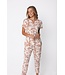 luxe katoen-modal dames pyjama met korte mouwen Spring Garden