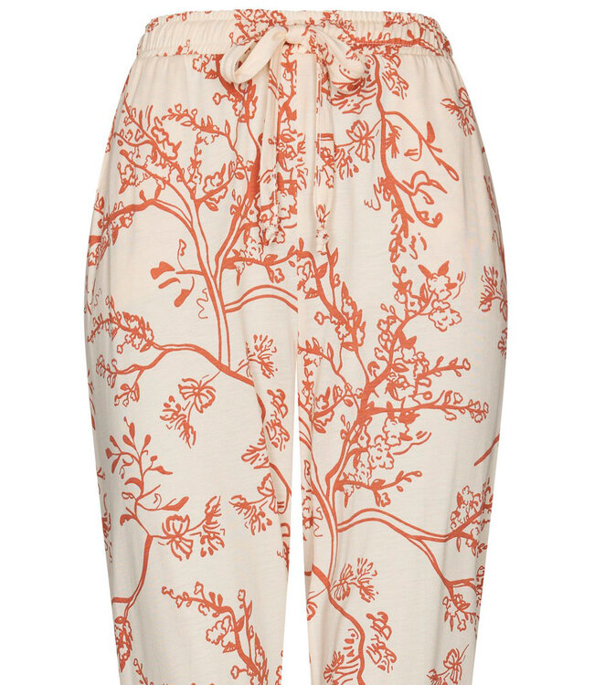 luxe katoen-modal dames pyjama met korte mouwen Spring Garden