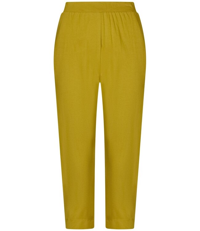 groen biologisch katoenen dames pyjama korte mouw dotty sunflower