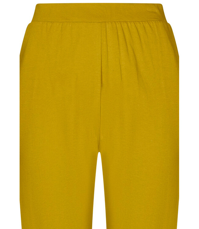 green short sleeve organic pyjama with buttons dotty sunflower