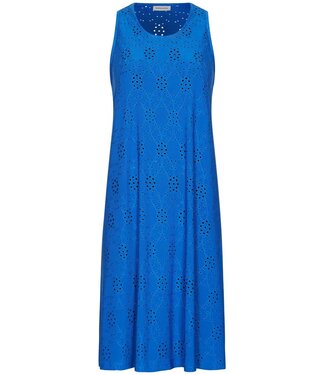 Pastunette Beach ladies bright blue pretty sleeveless beachdress summer flower